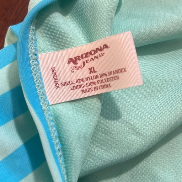Arizona Stripped Blue/Teal Bikini - Picture 5 of 6